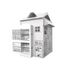 [Box_partner] My House2_ Paper house Play (Bathroom) Cardboard Playhouse _ Made in Korea